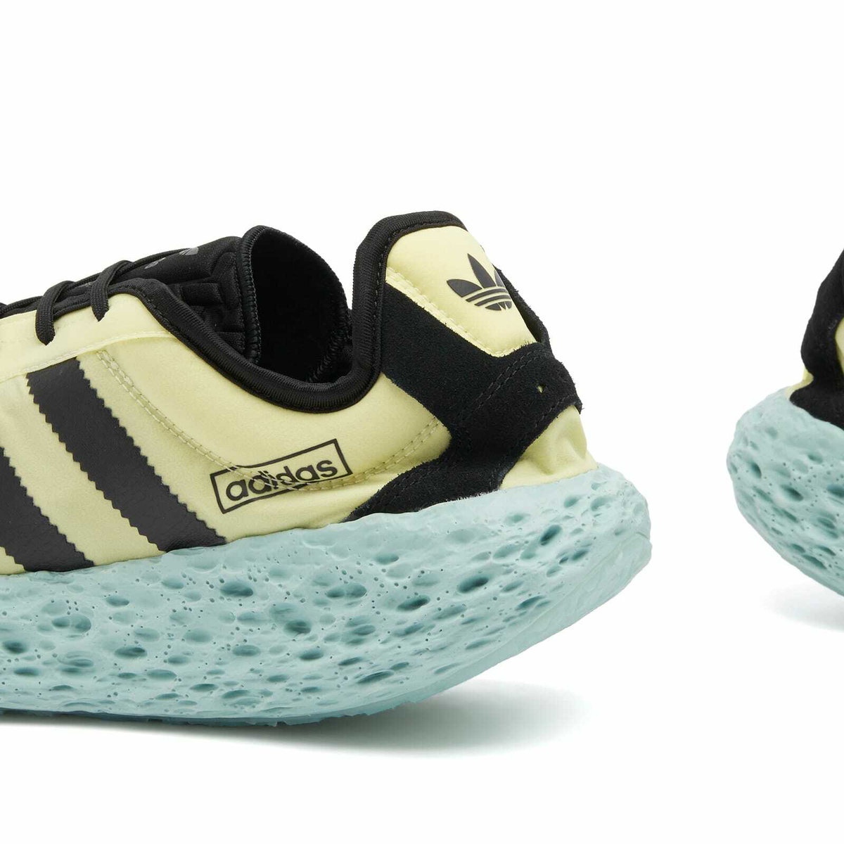 Adidas Men's Zponge Sneaker in Ice Yellow/Core Black/Focus Blue