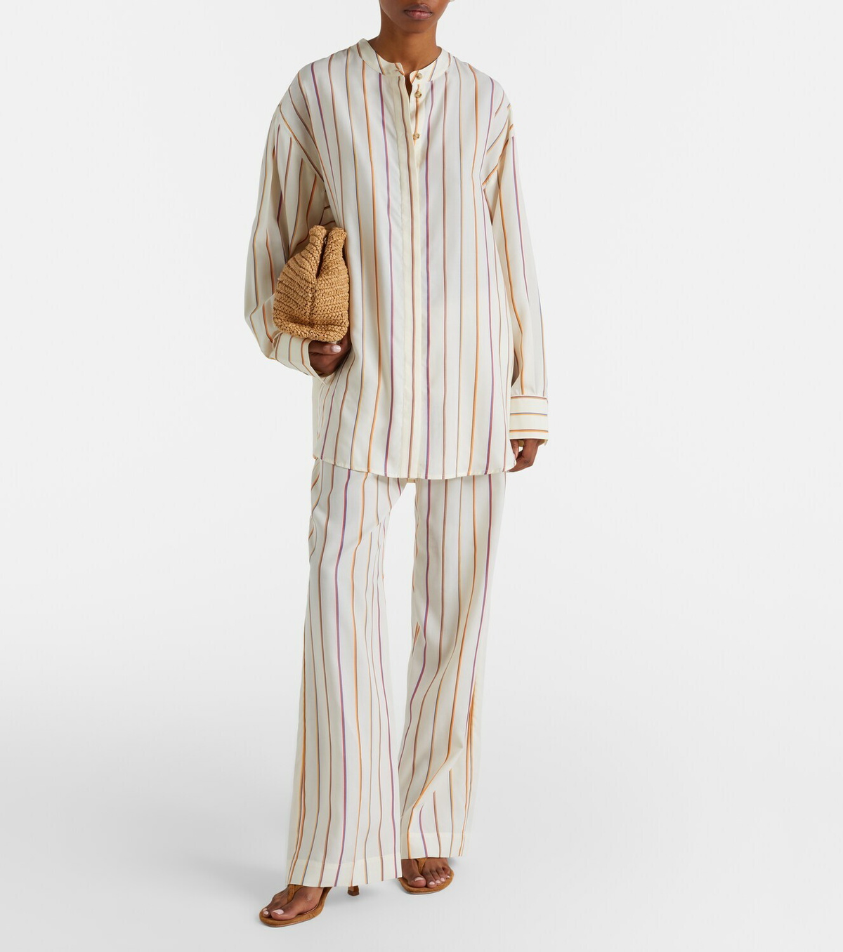 Asceno Ferrara striped shirt