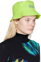 Nina Ricci Green Water-Repellent Bucket Hat
