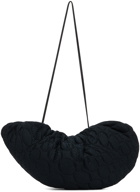 Rui Black Quilted Cashew Bag