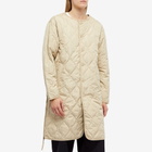 Taion Women's Crew Down Coat in Cream