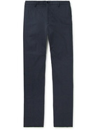 Etro - Straight-Leg Cotton-Blend Jacquard Suit Trousers - Blue