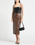 Andreādamo Womens Shrug Light brown
