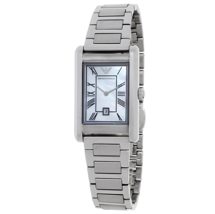 Photo: Armani Gino Quartz Mother of Pearl Dial Mens Watch AR11664