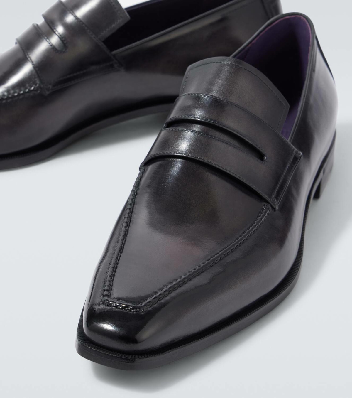 Berluti Andy Démesure leather penny loafers