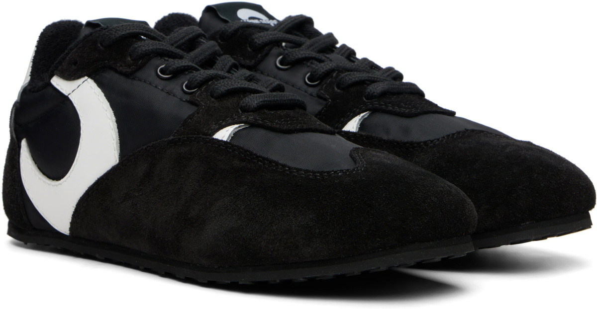 Marine Serre Black MS Rise III Sneakers