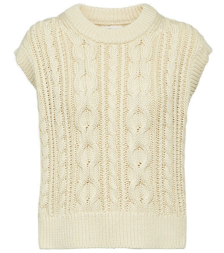 Photo: Velvet Hadden cable-knit sweater vest