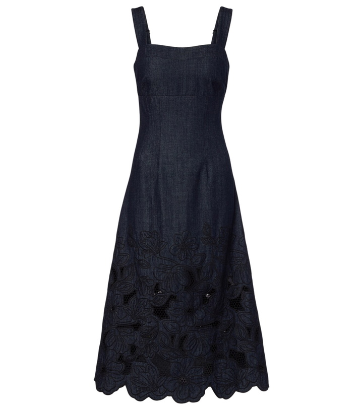 sachin and babi light blue dress Zara Tindall's embroidered dress was understated yet glamourous main image 0