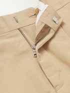 Orlebar Brown - Carsyn Tapered Pleated Linen and Cotton-Blend Trousers - Neutrals