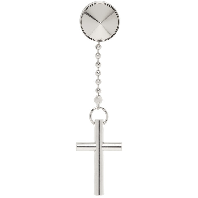 Photo: Dsquared2 Silver Cross Earring