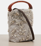 Dries Van Noten Micro embellished top-handle bag