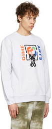 Dime Grey Dimearts Puff Sweatshirt