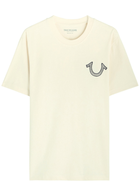 Photo: True Religion Skeleton Logo-embroidered Cotton T-shirt White