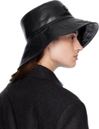 Moncler Genius Moncler x EE72 Black Leather Bucket Hat
