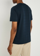 Oliver Spencer Conduit Striped Knit T-shirt Navy