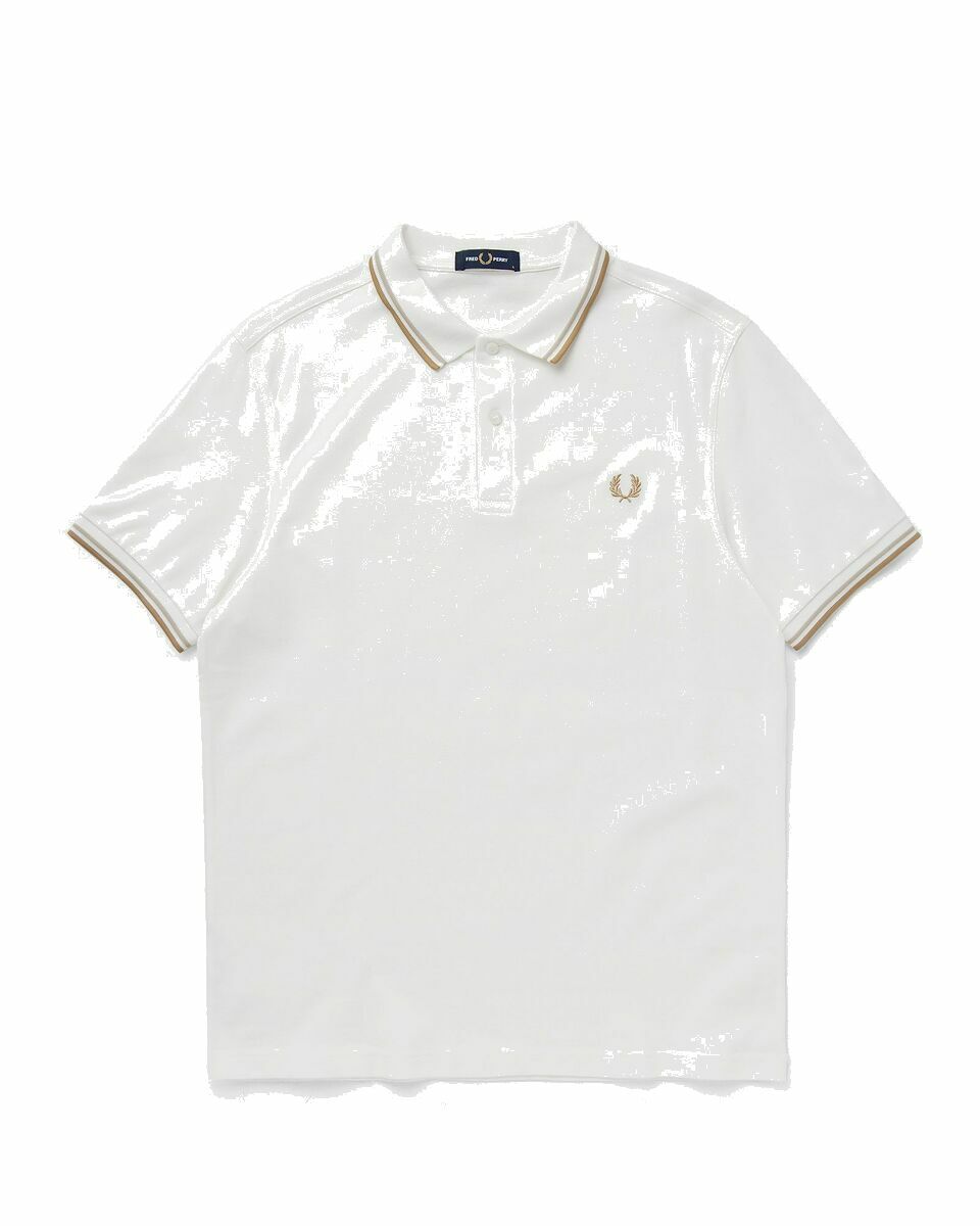 Photo: Fred Perry Twin Tipped Fred Perry Shirt White - Mens - Polos