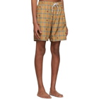 Burberry Beige IP Check Guildes Swim Shorts