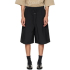 Fear of God Black Nylon Ripstop Sport Shorts