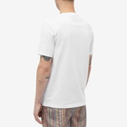 Paul Smith Men's Stripe Skull T-Shirt in White