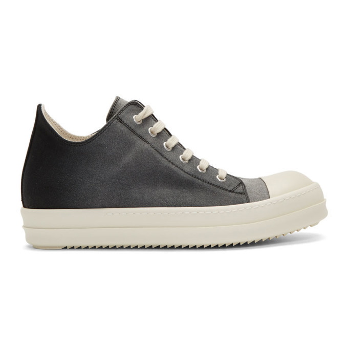 Photo: Rick Owens Drkshdw Black Degrade Low Top Sneakers