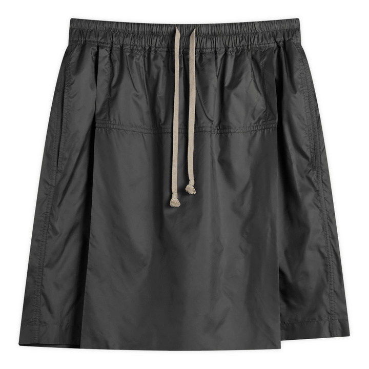 Photo: Rick Owens x Moncler Kiltshorts Drawstring Shorts in Black