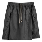 Rick Owens x Moncler Kiltshorts Drawstring Shorts in Black