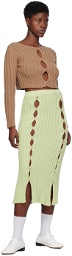Baserange Green Loulou Maxi Skirt