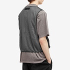 Boiler Room Men's Mesh Cargo Vest in Black