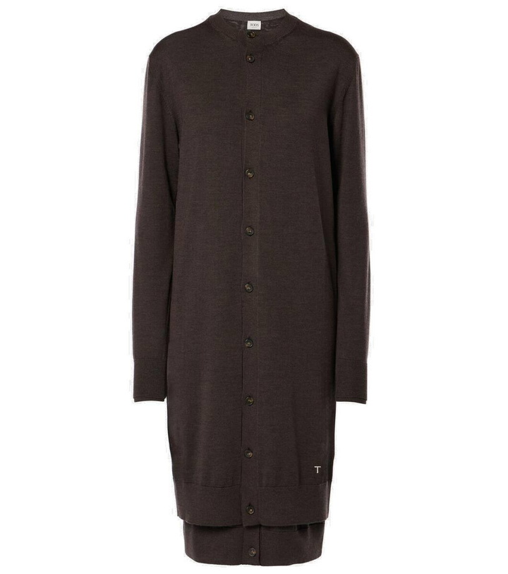 Photo: Tod's Wool and silk cardigan