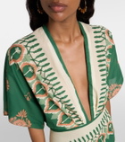 Johanna Ortiz Printed cotton minidress