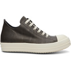 Rick Owens Brown Tower Low Sneaks Sneakers