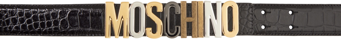 Moschino Black St. Cocco Belt
