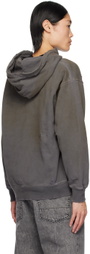 JieDa Brown Distressed Hoodie