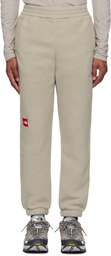 The North Face Beige 'TNF' Fleeski Sweatpants