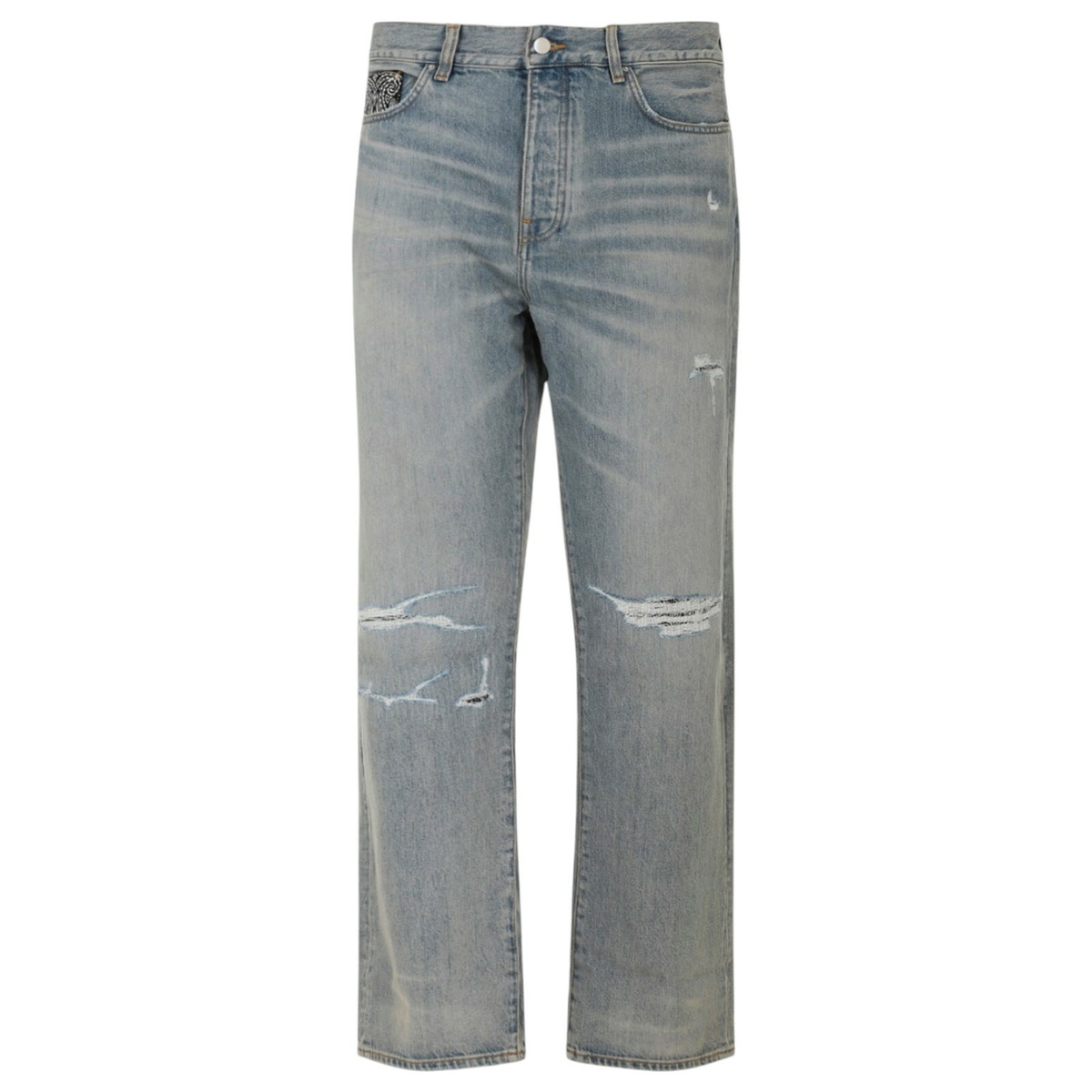 AMIRI Blue Japanese Selvedge Straight Jeans Amiri