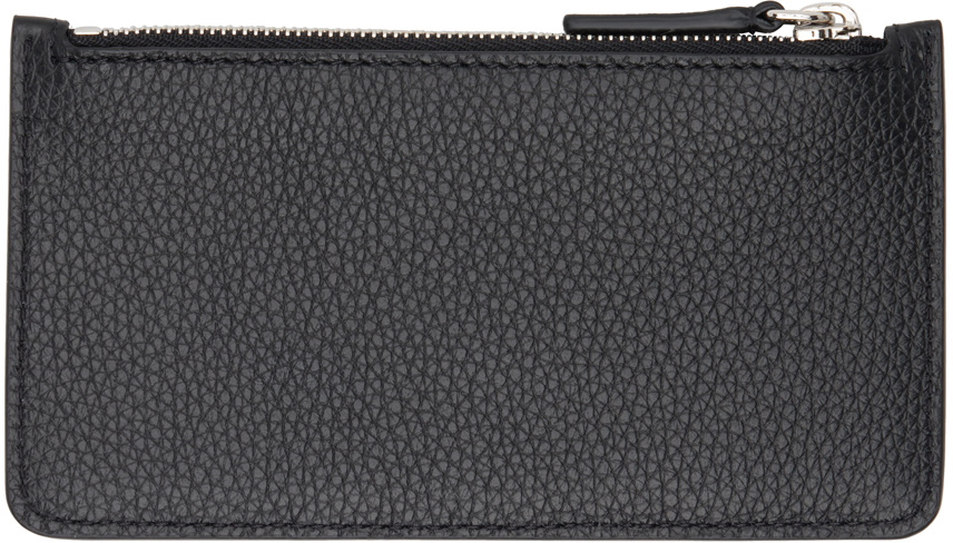 Marni Black Leather 'Marni' Mending Card Holder