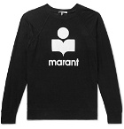 Isabel Marant - Kieffer Logo-Flocked Linen T-shirt - Black
