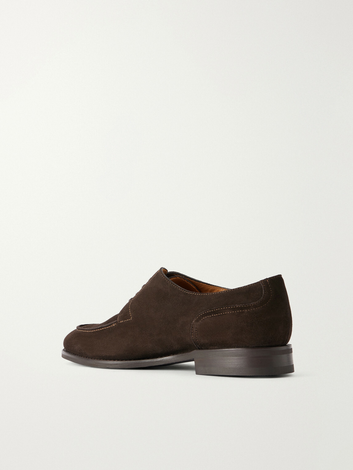 MORJAS - The Split Toe Suede Derby Shoes - Brown