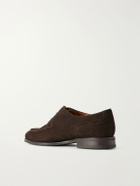 MORJAS - The Split Toe Suede Derby Shoes - Brown