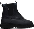 SUICOKE Black ALGO-TRwpab Chelsea Boots