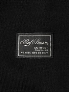 Raf Simons - Tie-Detailed Cotton-Jersey Hoodie - Black