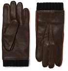 Paul Smith - Leather Gloves - Dark brown