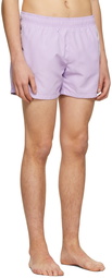 Hugo Purple Polyester Swim Shorts