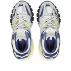Balenciaga Men's Track Sneakers in White/Navy/Grey