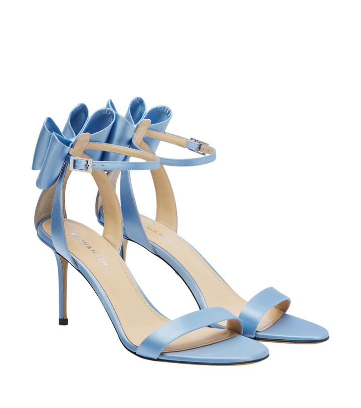 Photo: Mach & Mach Le Cadeau bow-detail satin sandals