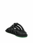 Farm Rio Black Tie Flat Sandal Womens Sandals in Black