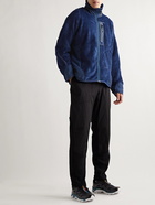 And Wander - Shell-Trimmed Polartec High Loft Fleece Jacket - Blue