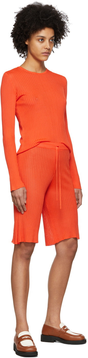 Marques Almeida Orange Viscose Sweatshirt