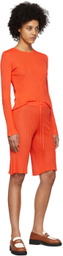 Marques Almeida Orange Viscose Sweatshirt