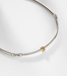 Spinelli Kilcollin Helio Tria sterling silver and 18kt gold necklace